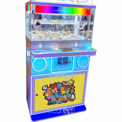 MAQUINA DE GARRA CHICA DOBLE LOGO WOMOW AGUA Máquina expendedora doble