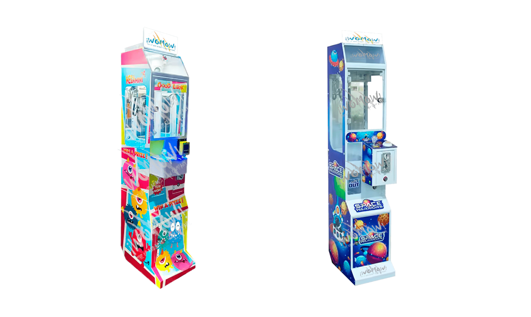 Máquina de garra chica expendedora de premios y juguetes de peluche